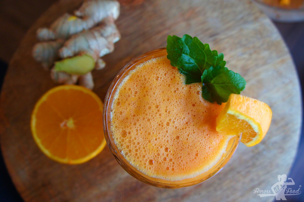 Orange-Ingwer Vitamin Smoothie – Fitness and Food